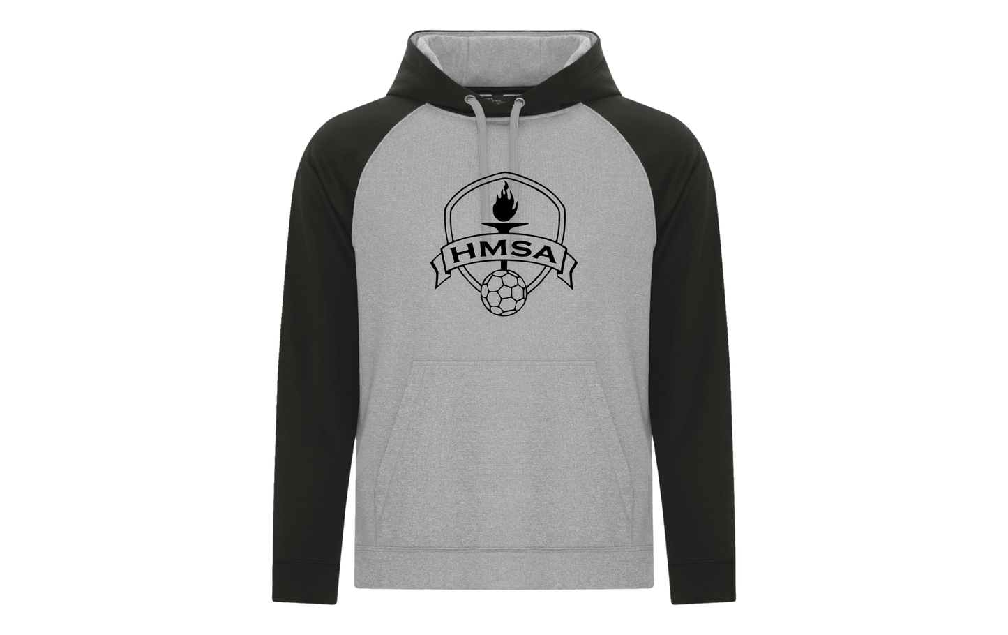 Two Tone Hooded Sweatshirt- Hanover Soccer