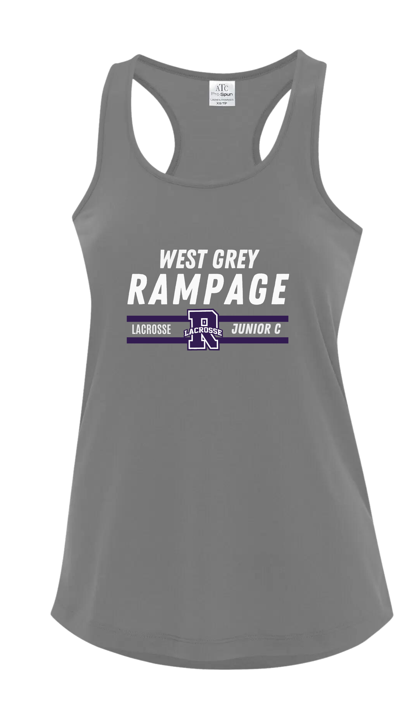 Ladies Tank top- Rampage JR C Lacrosse