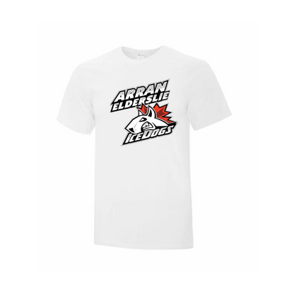 Full Chest Logo Cotton T-Shirt - Arran Elderslie Icedogs