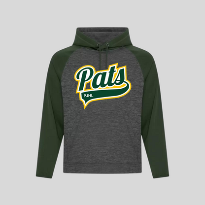 Two Tone Printed Full Chest Hoodie - Mount Forest Patriots