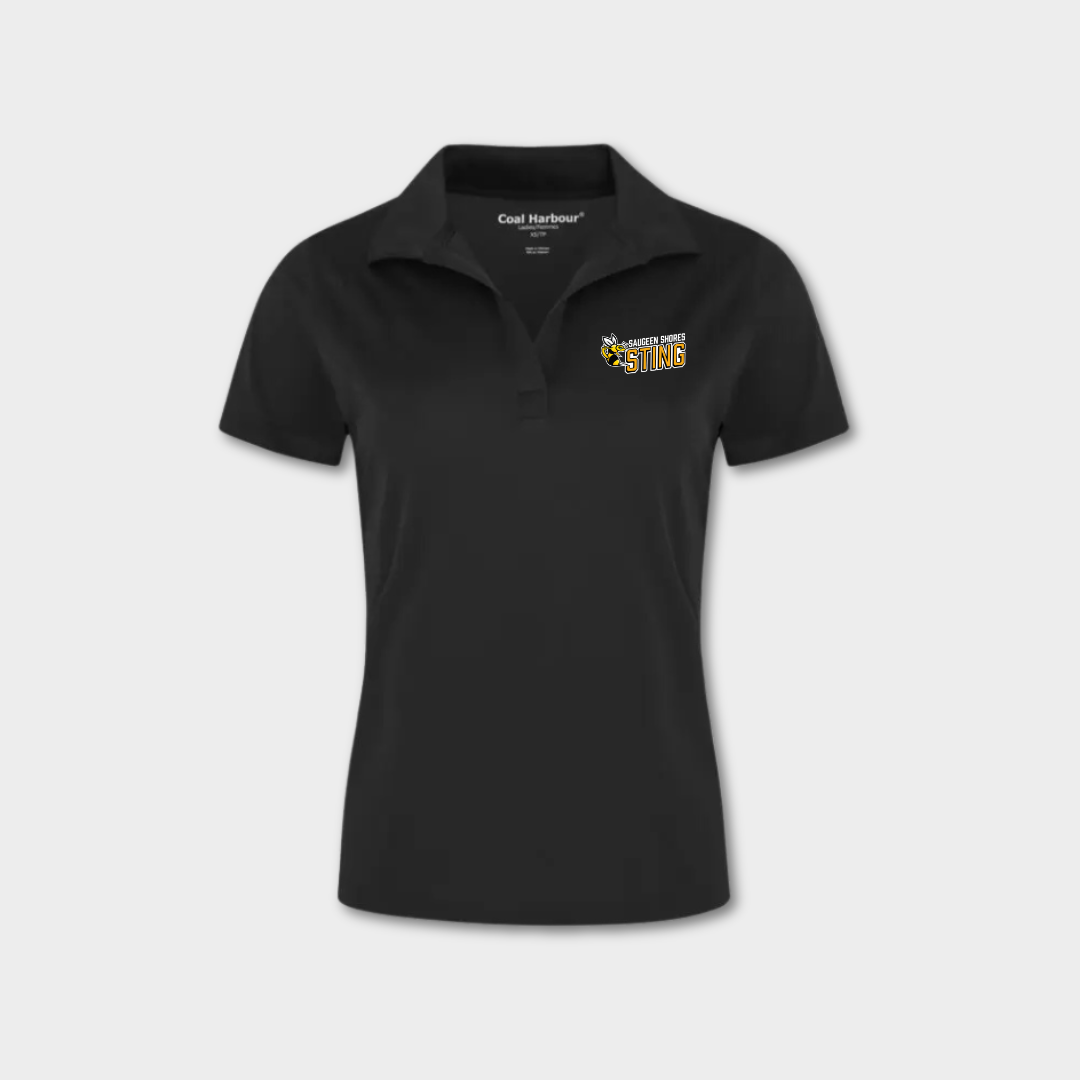 Ladies Polo Shirt- Saugeen Sting Baseball