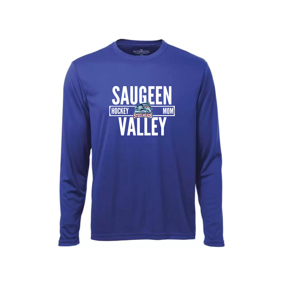 Hockey Mom Graphic Long Sleeve - Saugeen Valley Steelheads