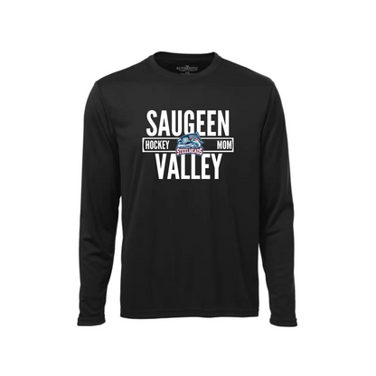 Hockey Mom Graphic Long Sleeve - Saugeen Valley Steelheads