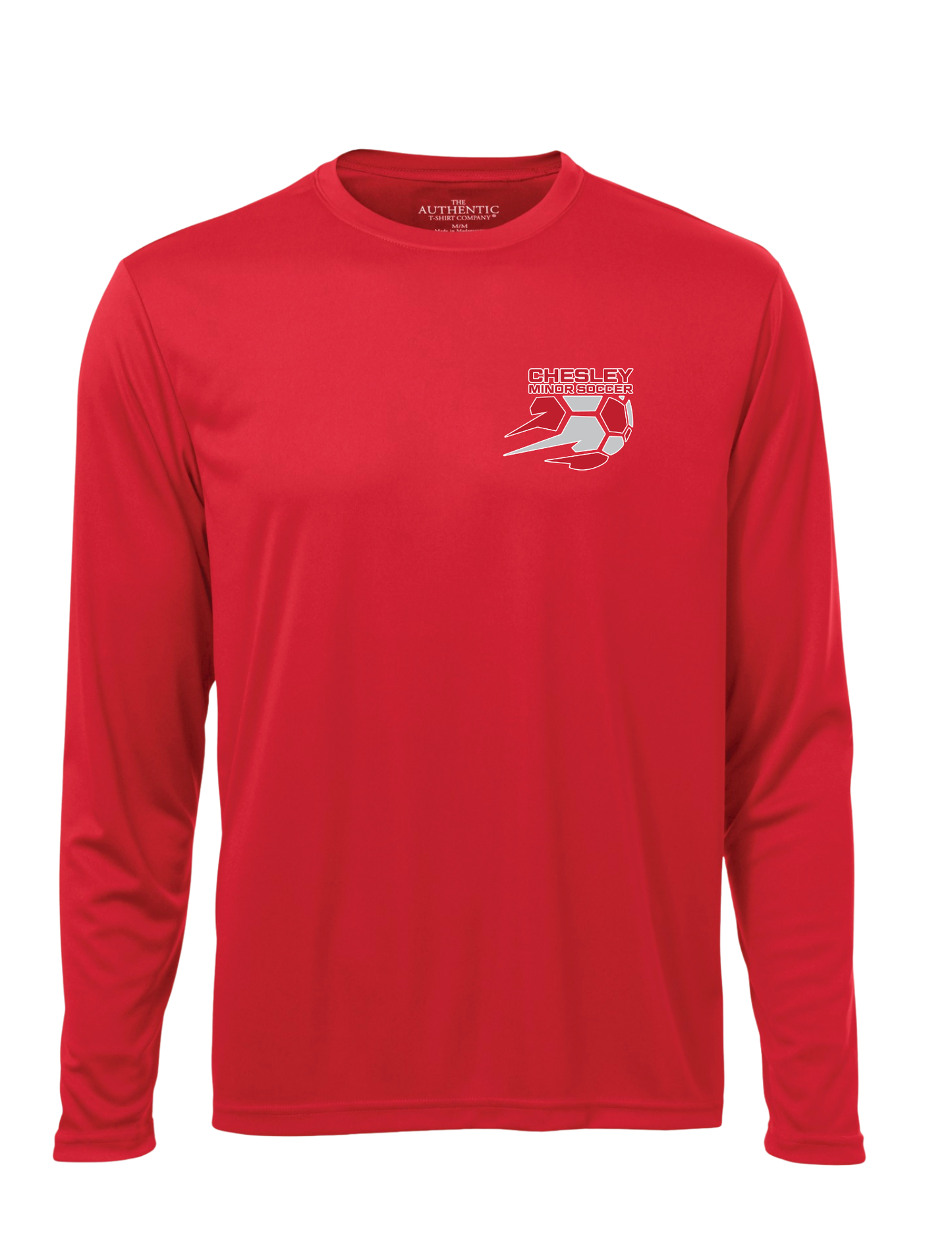 Performance Polyester Long Sleeve Shirt [Chesley Minor Soccer]
