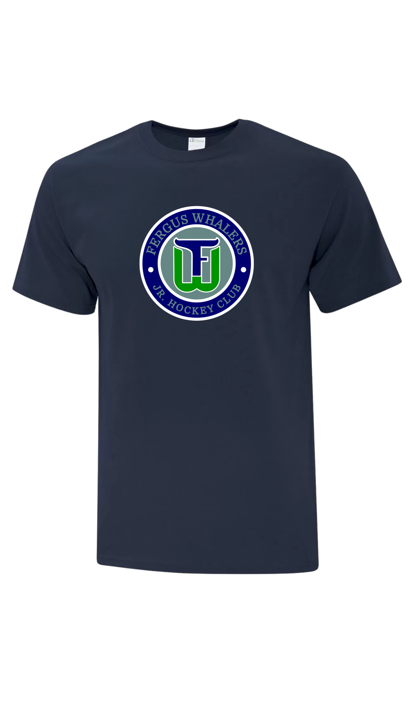 Adult Original Emblem Cotton T-Shirt - Fergus Whalers
