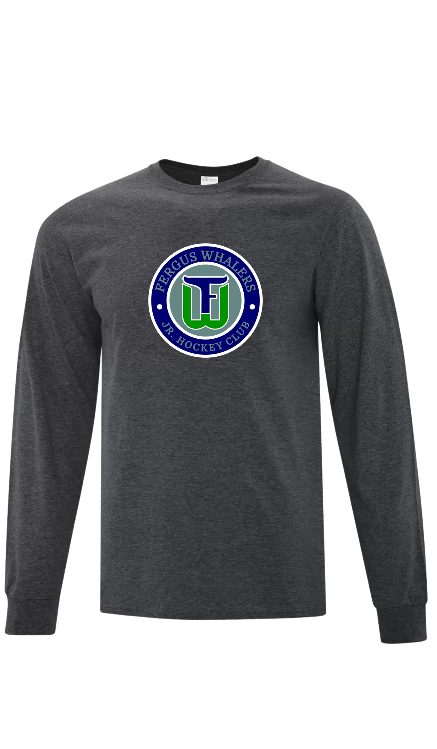 Adult Original Emblem Cotton Long Sleeve - Fergus Whalers