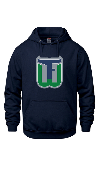 Youth Original Emblem Hooded Sweatshirt - Fergus Whalers