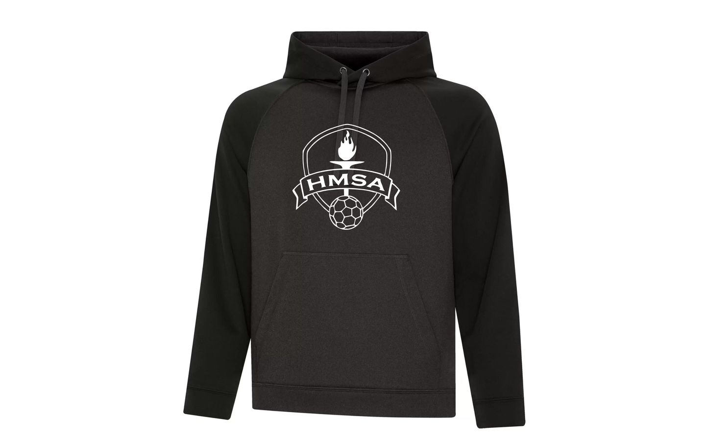 Two Tone Hooded Sweatshirt- Hanover Soccer