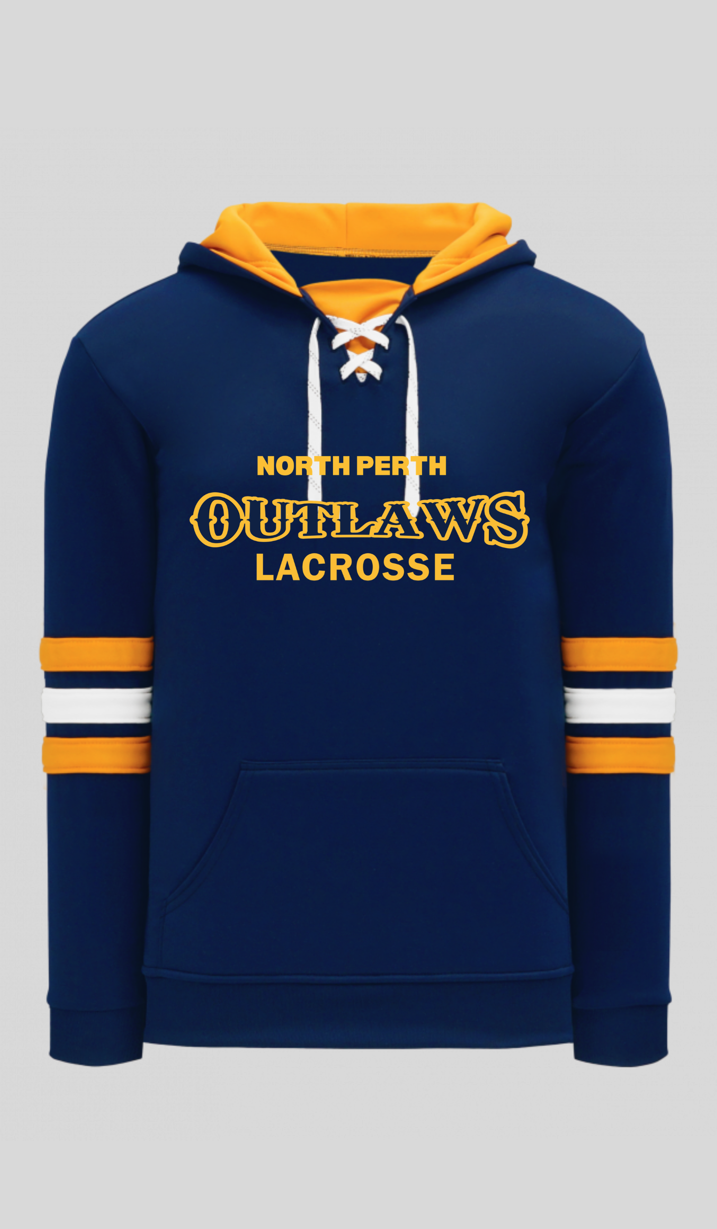 Two Tone Hooded Sweatshirt - North Perth Outlaws