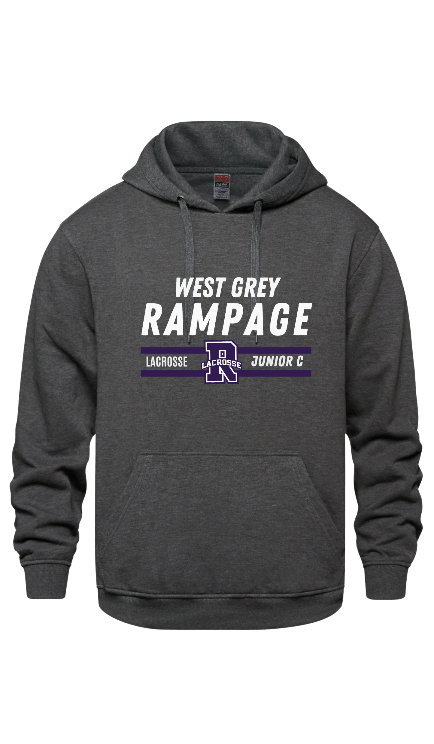Hooded Sweatshirt- Rampage JR C Lacrosse