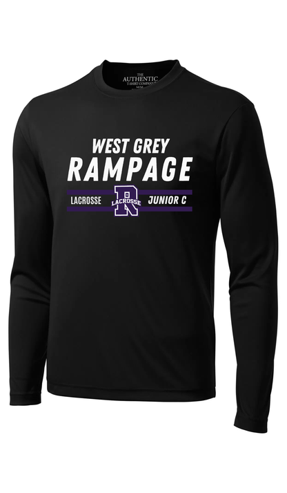 Polyester Long Sleeve- Rampage JR C Lacrosse