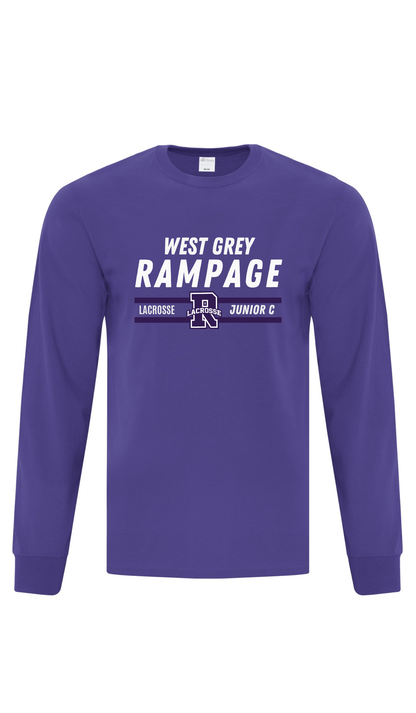 Cotton Long Sleeve- Rampage JR C Lacrosse