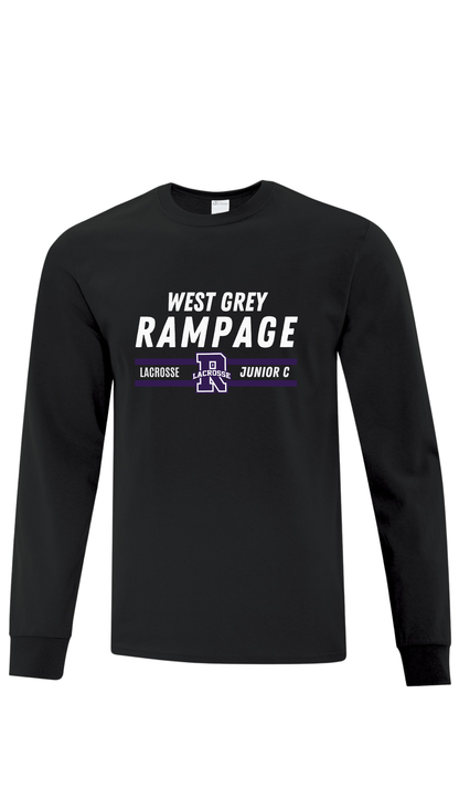 Cotton Long Sleeve- Rampage JR C Lacrosse