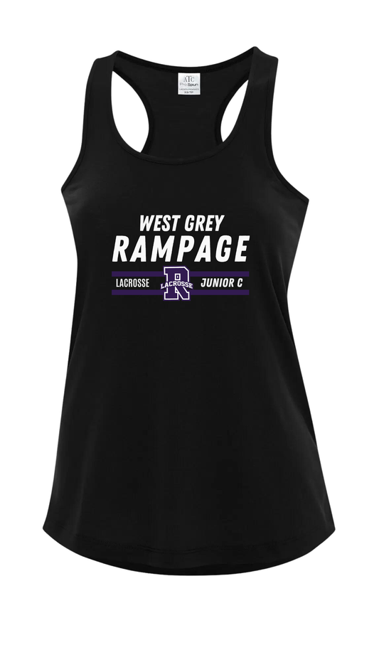 Ladies Tank top- Rampage JR C Lacrosse